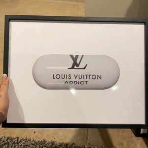 Black light framed Lv art